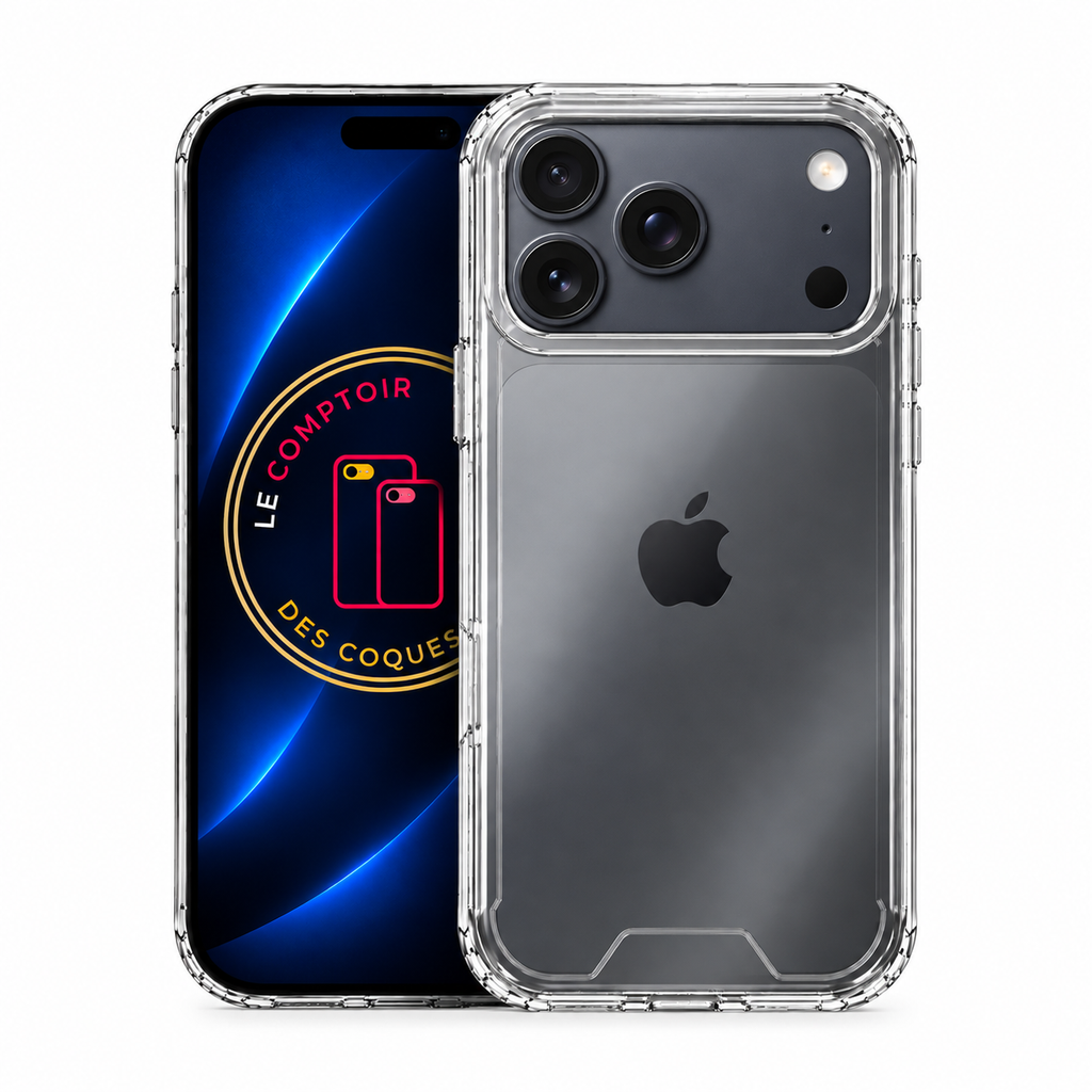 Coque Transparente Anti-Choc iPhone 17 Pro